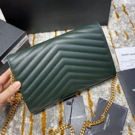 Repladies REP YSL CASSANDRE MATELASSÉ CHAIN WALLET 0804